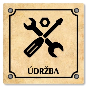 Údržba, 100x100mm, pergamen, Kansas